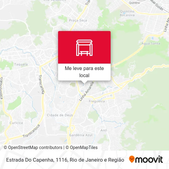 Estrada Do Capenha, 1116 mapa