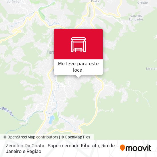Zenóbio Da Costa | Supermercado Kibarato mapa