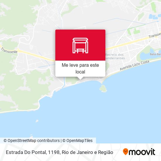 Estrada Do Pontal, 1198 mapa