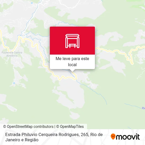 Estrada Philuvio Cerqueira Rodrigues, 265 mapa