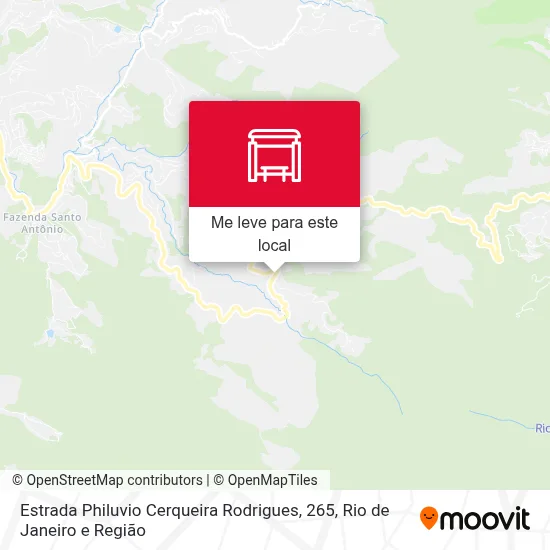 Estrada Philuvio Cerqueira Rodrigues, 265 mapa