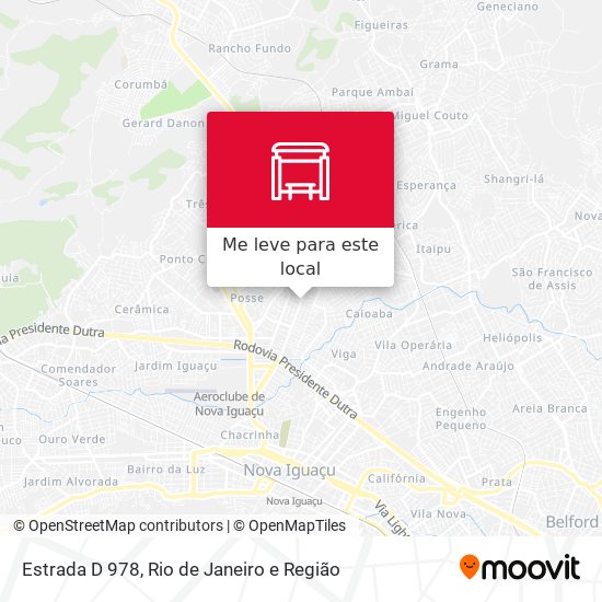 Estrada D 978 mapa