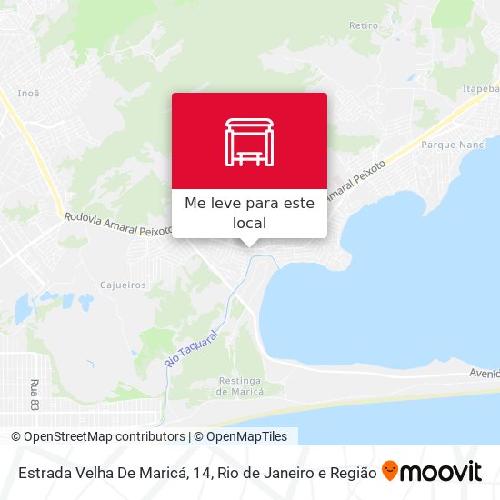 Estrada Velha De Maricá, 14 mapa