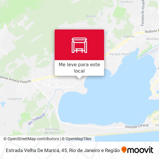 Estrada Velha De Maricá, 45 mapa