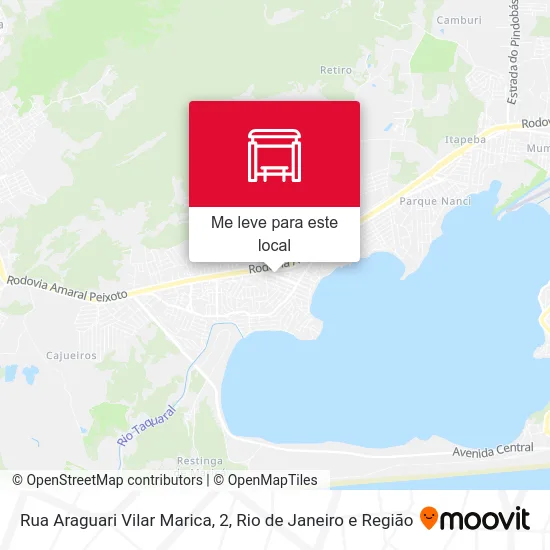 Rua Araguari Vilar Marica, 2 mapa