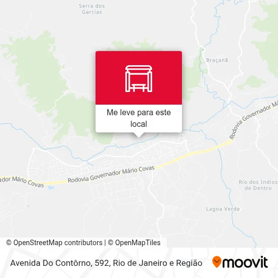 Avenida Do Contôrno, 592 mapa