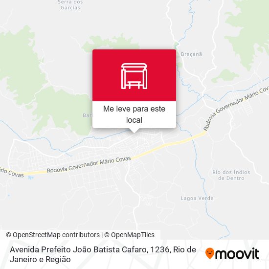 Avenida Prefeito João Batista Cafaro, 1236 mapa