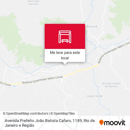 Avenida Prefeito João Batista Cafaro, 1189 mapa