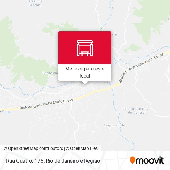 Rua Quatro, 175 mapa