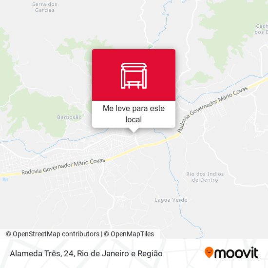 Alameda Três, 24 mapa