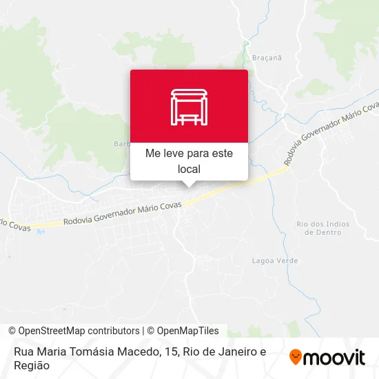 Rua Maria Tomásia Macedo, 15 mapa