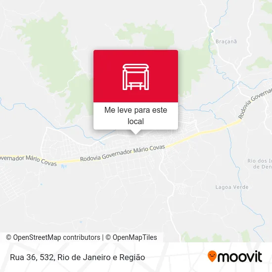 Rua 36, 532 mapa