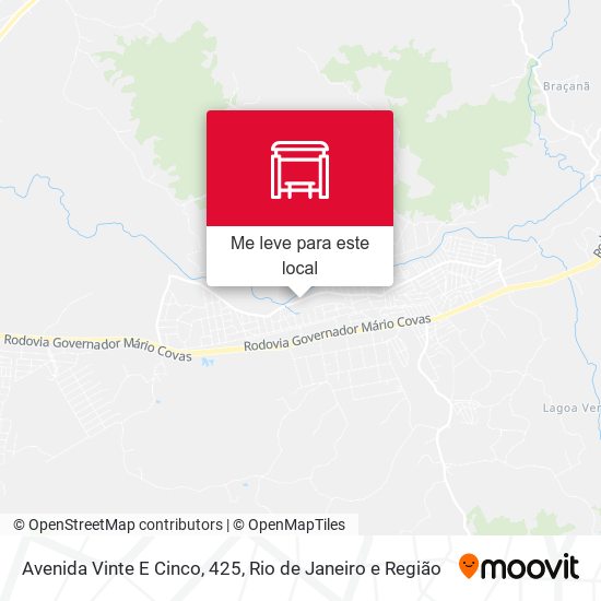 Avenida Vinte E Cinco, 425 mapa