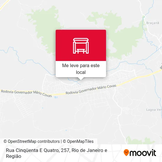 Rua Cinqüenta E Quatro, 257 mapa