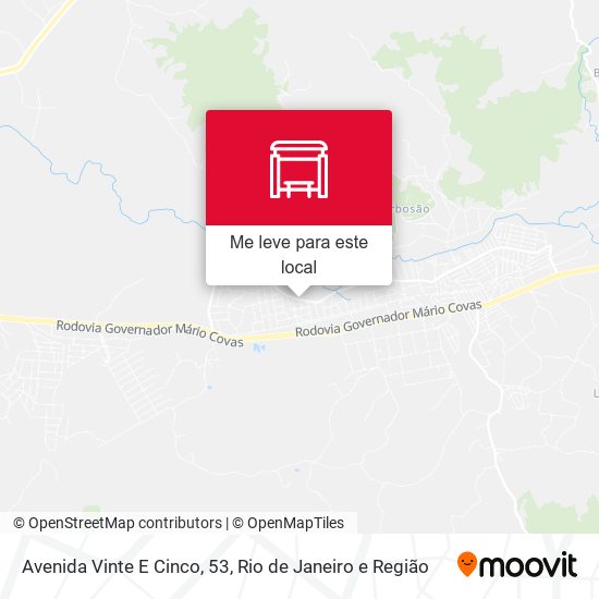 Avenida Vinte E Cinco, 53 mapa