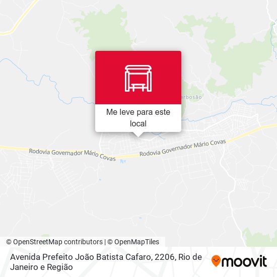 Avenida Prefeito João Batista Cafaro, 2206 mapa