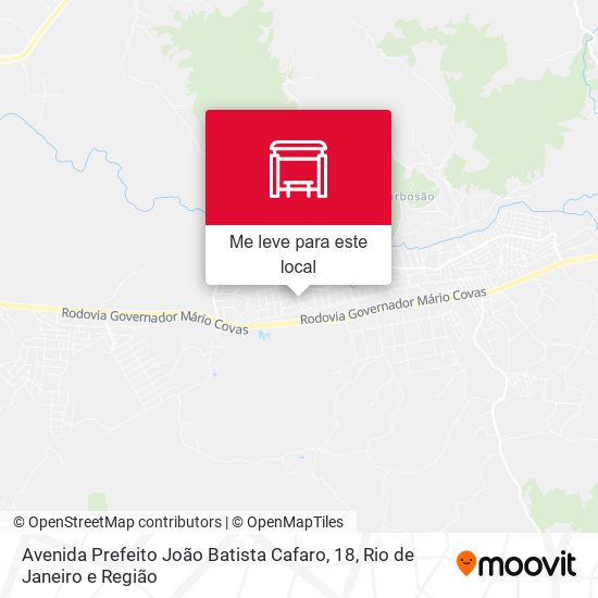 Avenida Prefeito João Batista Cafaro, 18 mapa
