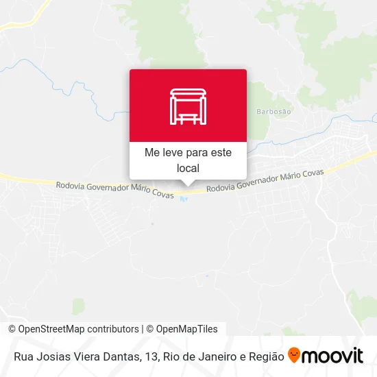 Rua Josias Viera Dantas, 13 mapa