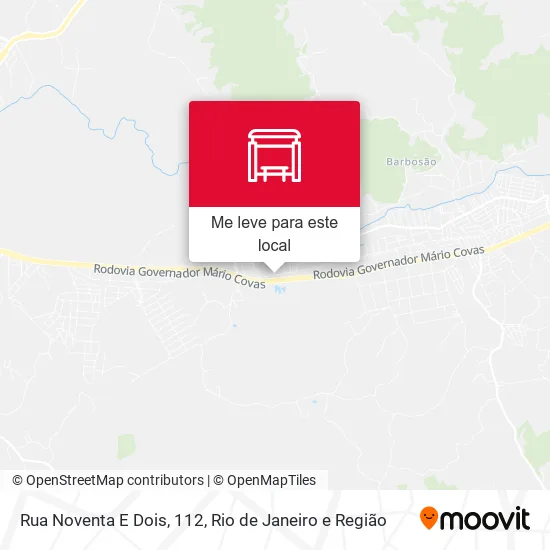 Rua Noventa E Dois, 112 mapa