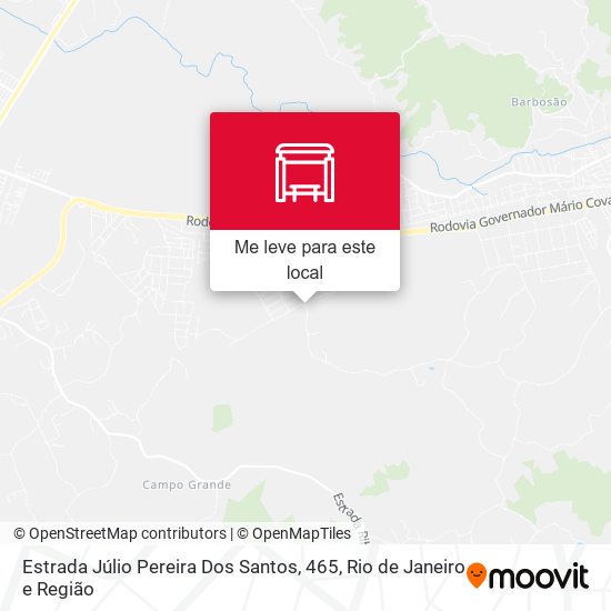 Estrada Júlio Pereira Dos Santos, 465 mapa