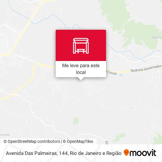 Avenida Das Palmeiras, 144 mapa