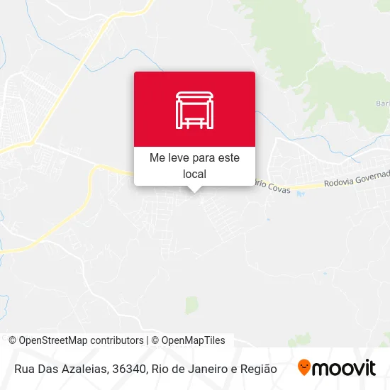 Rua Das Azaleias, 36340 mapa