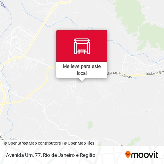 Avenida Um, 77 mapa