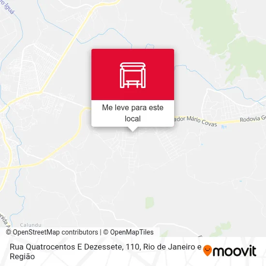 Rua Quatrocentos E Dezessete, 110 mapa