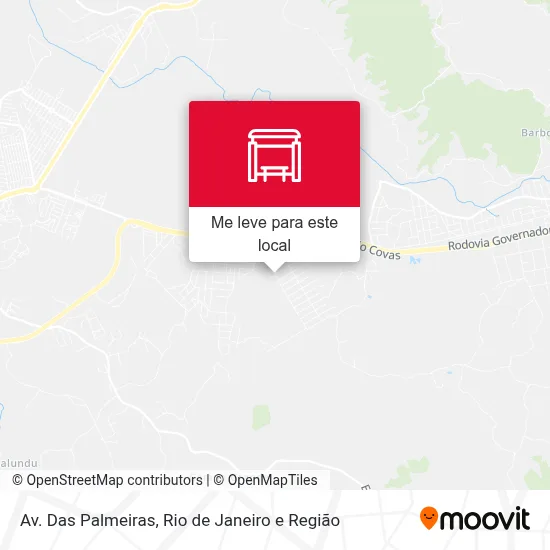 Av. Das Palmeiras mapa