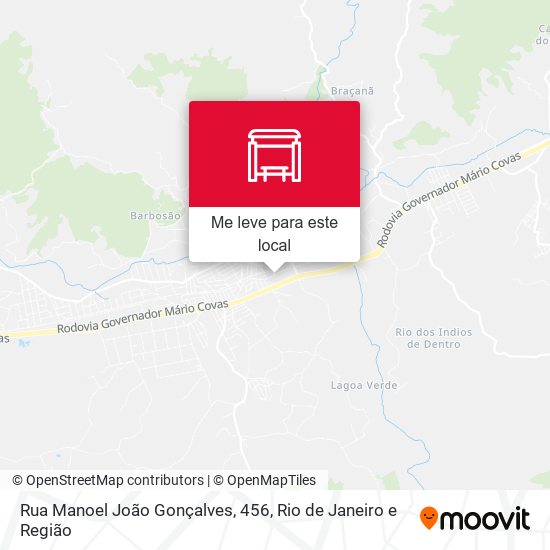 Rua Manoel João Gonçalves, 456 mapa