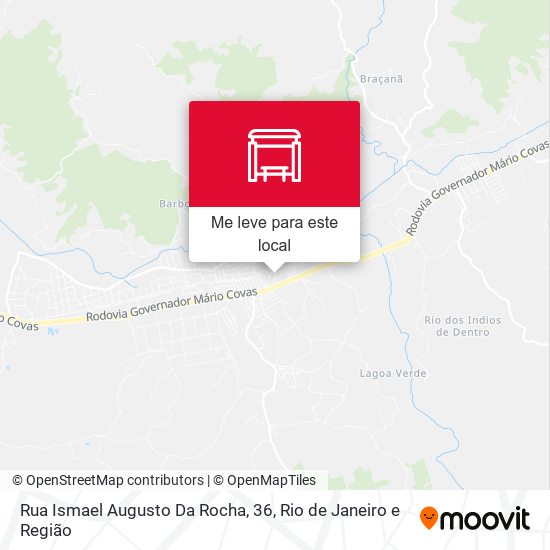 Rua Ismael Augusto Da Rocha, 36 mapa