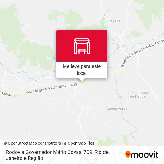 Rodovia Governador Mário Covas, 709 mapa