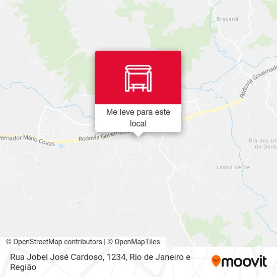 Rua Jobel José Cardoso, 1234 mapa