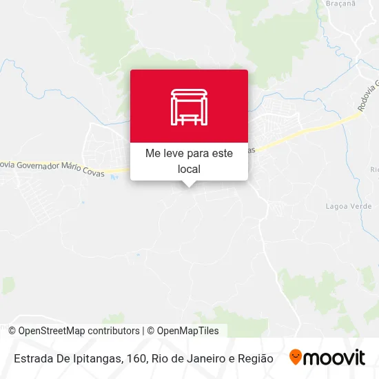 Estrada De Ipitangas, 160 mapa