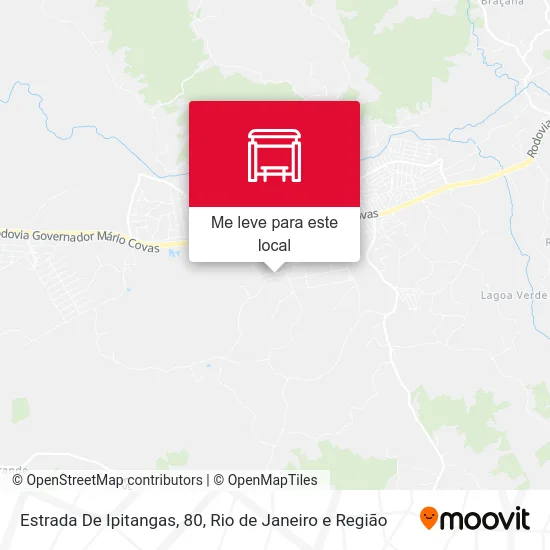 Estrada De Ipitangas, 80 mapa