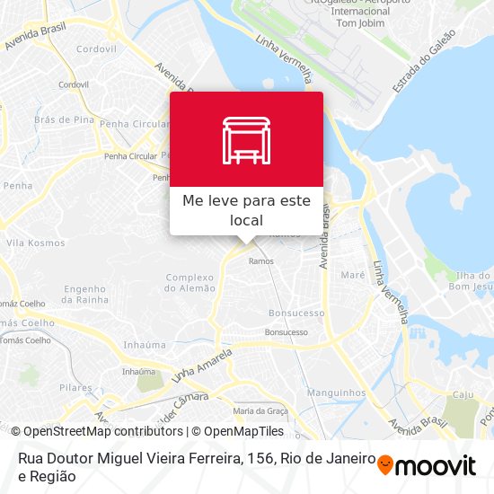 Rua Doutor Miguel Vieira Ferreira, 156 mapa