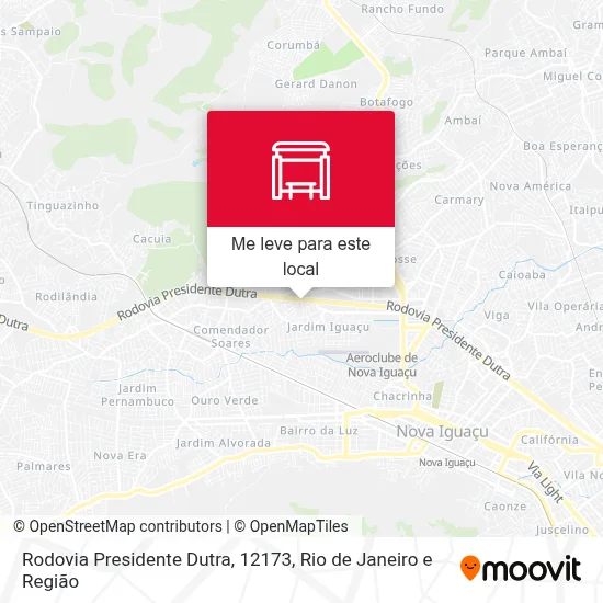 Rodovia Presidente Dutra, 12173 mapa