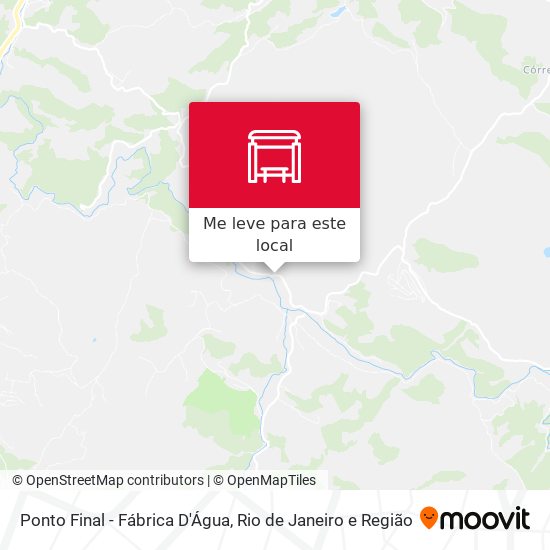 Ponto Final - Fábrica D'Água mapa