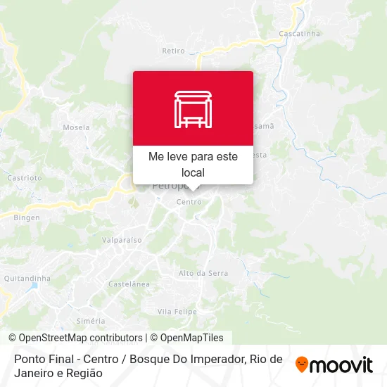 Ponto Final - Centro / Bosque Do Imperador mapa