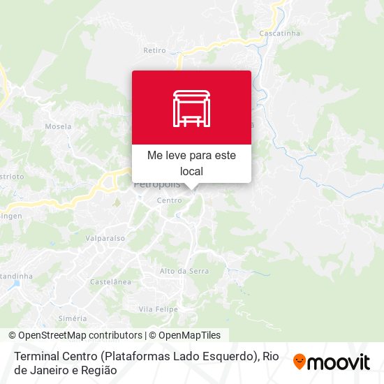 Terminal Centro (Plataformas Lado Esquerdo) mapa