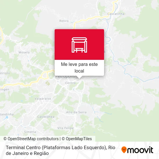 Terminal Centro (Plataformas Lado Esquerdo) mapa