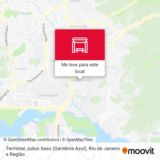 Terminal Julius Sass (Gardênia Azul) mapa