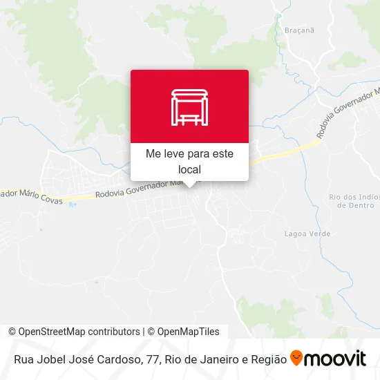 Rua Jobel José Cardoso, 77 mapa
