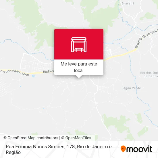Rua Ermínia Nunes Simões, 178 mapa