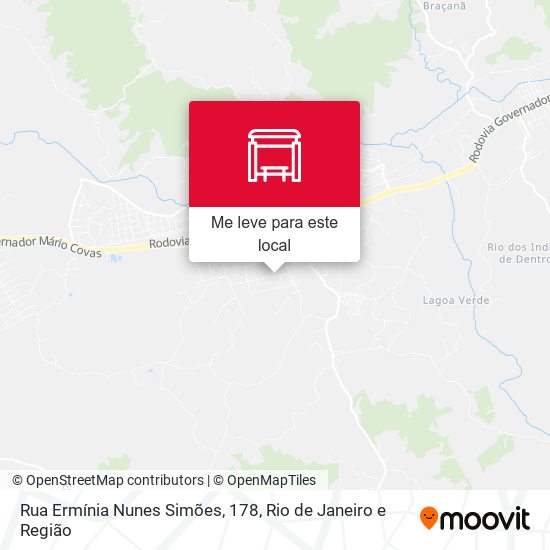 Rua Ermínia Nunes Simões, 178 mapa