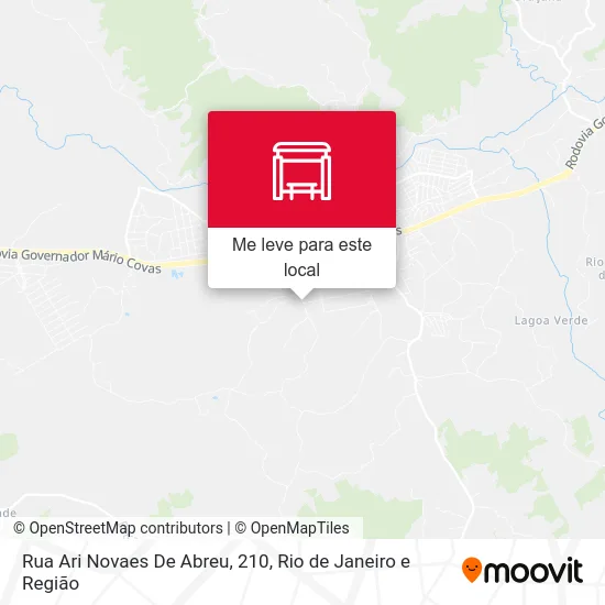 Rua Ari Novaes De Abreu, 210 mapa