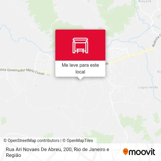 Rua Ari Novaes De Abreu, 200 mapa