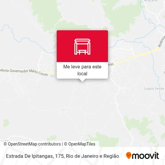 Estrada De Ipitangas, 175 mapa