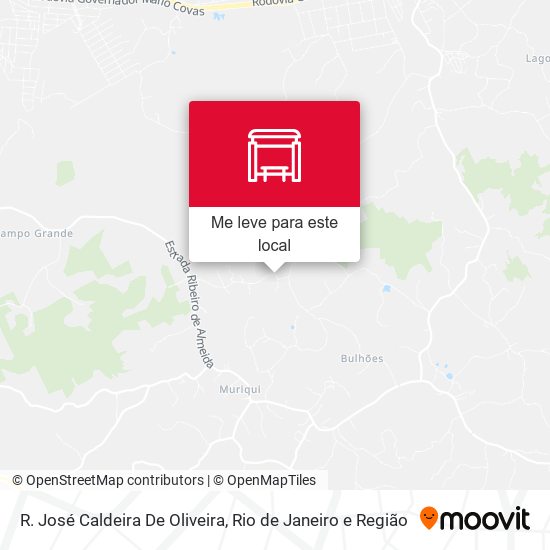 R. José Caldeira De Oliveira mapa