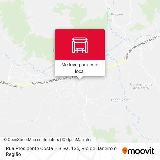 Rua Presidente Costa E Silva, 135 mapa